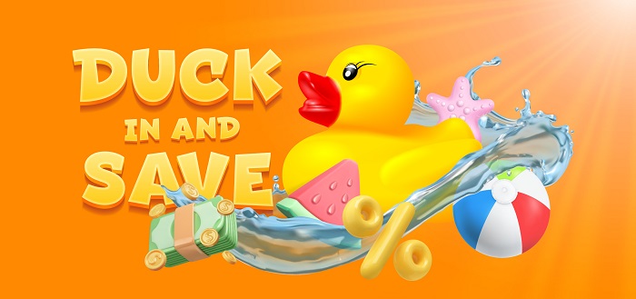 Cookes Pools & Spas Duck in and SAVE Sale
