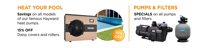 Cookes Pools & Spas Duck in and SAVE Sale