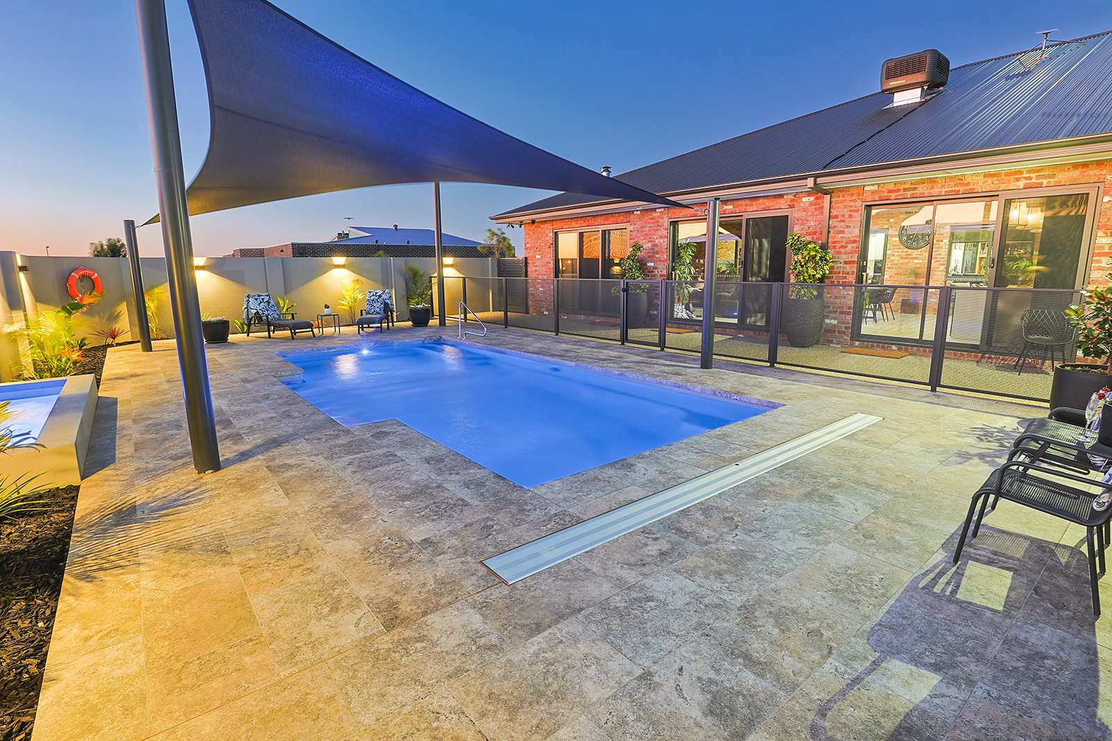 Vogue fibreglass swimming pool