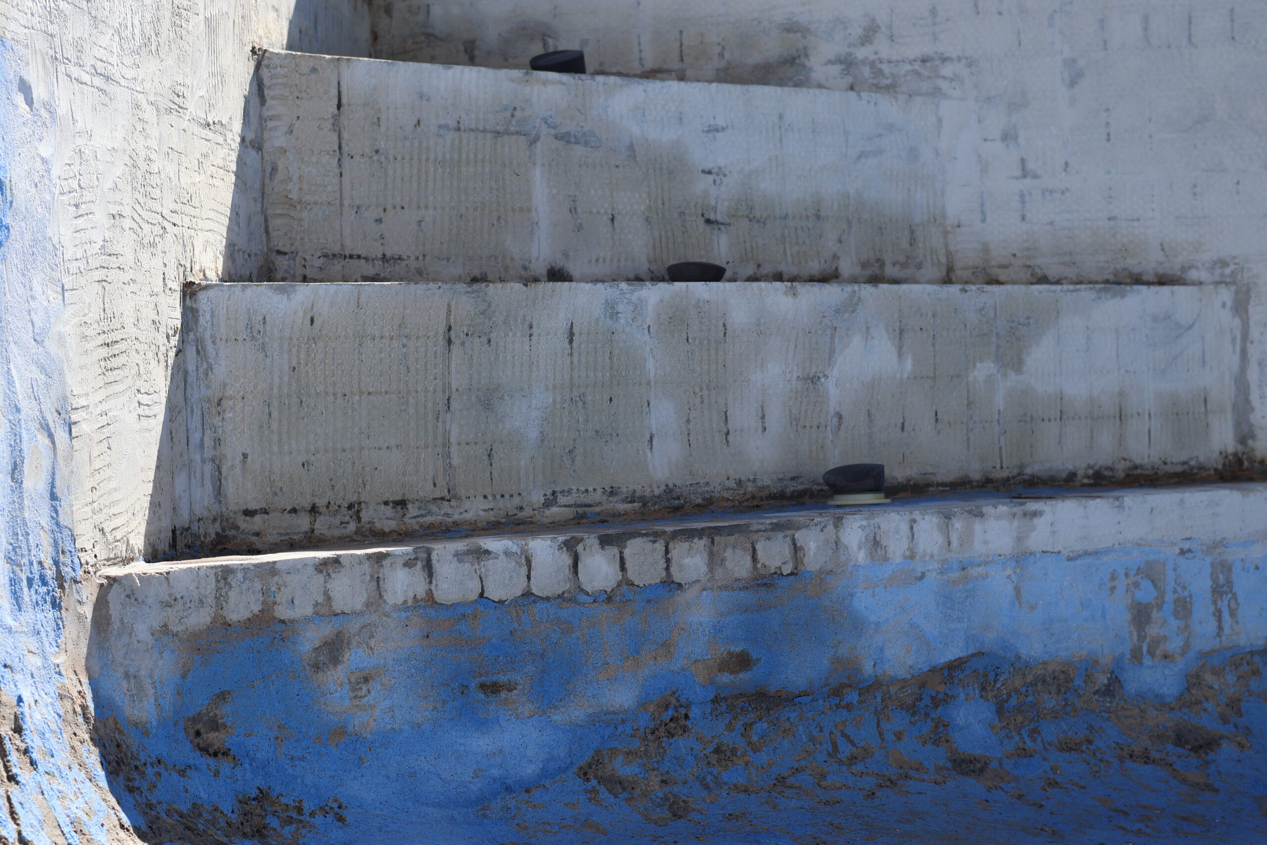 Pool being renovated by Cookes Pools & Spas