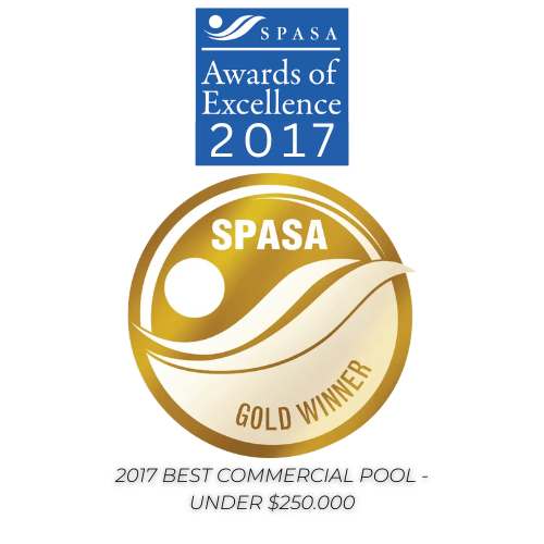 SPASA AWARD 2017 Best COMMERCIAL POOL - UNDER $250.000 SPASA AWARD